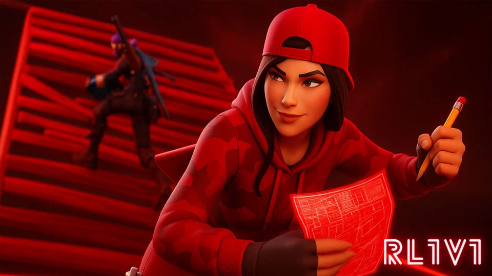 Originales Fortnite-Inselcover von REDLINE 1V1